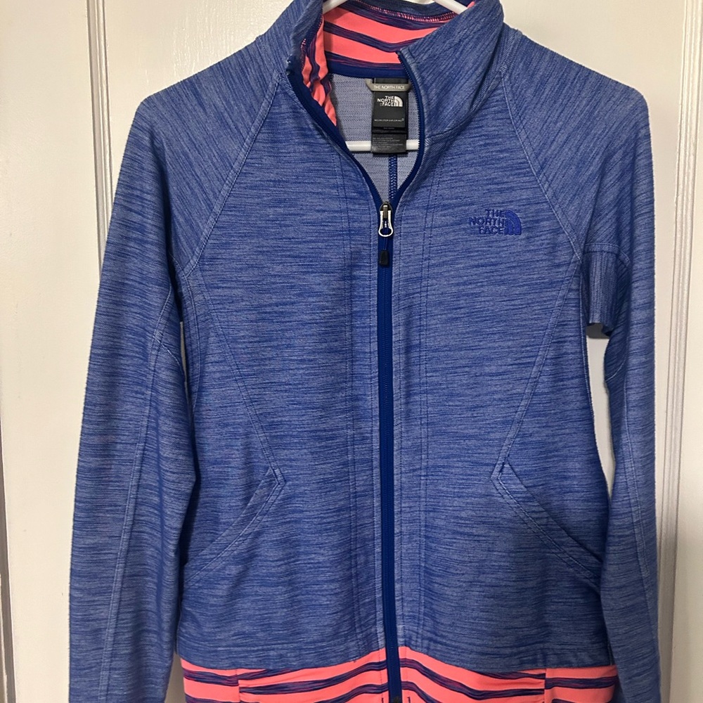 Lightly used North Face zip up athletic wear